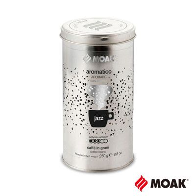 MOAK 義大利Aromatik Jazz白金咖啡豆(250g/罐)