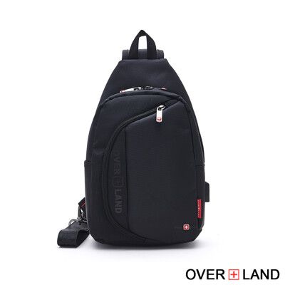 OVERLAND - 圓弧造型輕量單肩胸包 - 5209