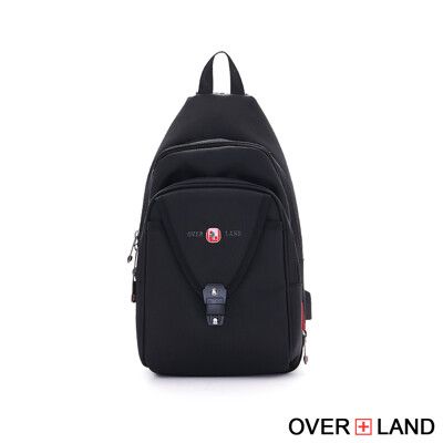 OVERLAND - 素面插扣造型胸背包/後背包 - 5379