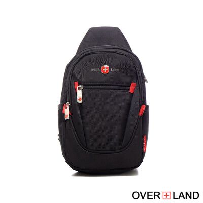 OVERLAND - 素面個性造型胸背包/肩背包 - 3085