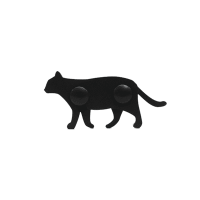 日本製 貓咪造型安全鎖｜黑貓｜兒童安全鎖 櫥櫃鎖 安全鎖 雙門鎖 寵物安全 地震安全 居家安全 貓奴