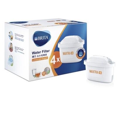 【德國BRITA】MAXTRA Plus 濾芯-旗艦版水垢型 去水垢專家 4入盒裝