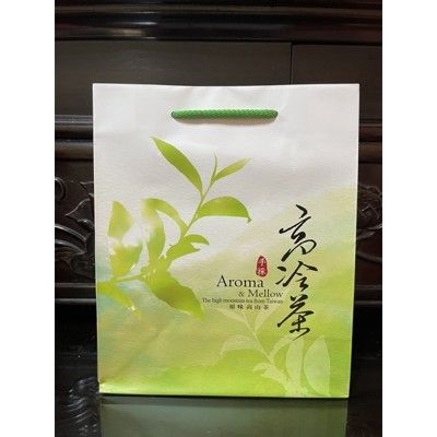 黃金烏龍茶咖啡豆清心手提袋綠贈品 - 綠色,s