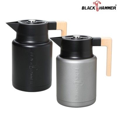 【義大利 Black Hammer 】歐亞 316不鏽鋼 超真空保溫壺1800ml-二色可選