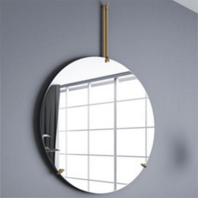 鏡子70CM  掛鏡 圓鏡 浴室鏡 北歐浴室鏡 衛生間鏡子 化妝鏡 壁掛廁所洗手間圓鏡貼墻裝飾衛浴鏡