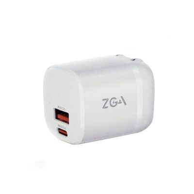 ZGA (CT13)30W氮化鎵 USB-A+Type-C快速充電器 充電頭 摺疊插頭 電源供應器