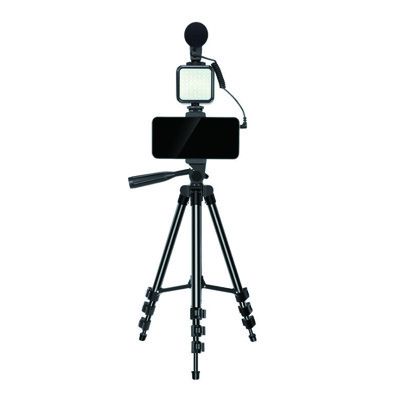 【MAMEN慢門-VLOGGING KIT】KIT-05LM麥克風腳架組 固定拍攝 手持錄製 補光拍