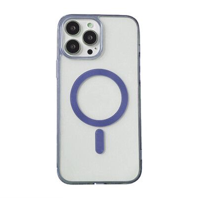 蘋果iphone15系列 15/15 pro/15 pro max透明磁吸保護殼 邊框 保護套 防摔