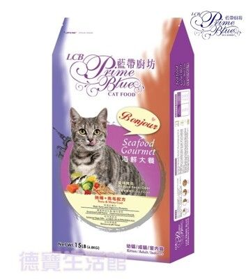 【現貨】LCB藍帶廚坊貓食6.8kg 海陸雙拼/海鮮大餐 貓咪飼料 幼貓飼料 老貓飼料 成貓飼料