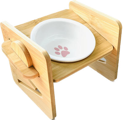 W型可調式寵物碗架 貓咪碗架 可調節高度寵物碗架 寵物木碗架 貓咪餐桌 貓咪餐架 寵物餐架 寵物木架