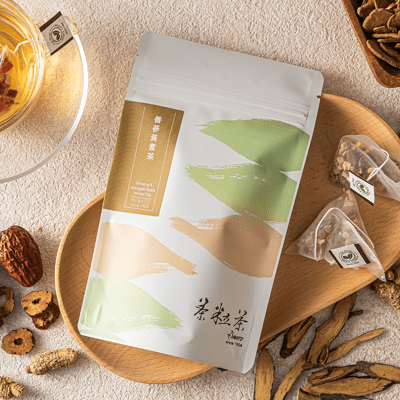 【茶粒茶】養蔘黃耆茶8入 三角立體茶包
