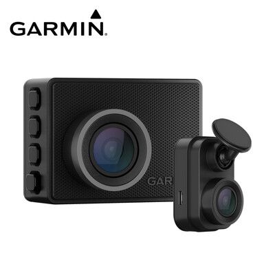 組合 GARMIN Dash Cam 47D 廣角雙鏡頭行車記錄器組(47 + mini2) GPS