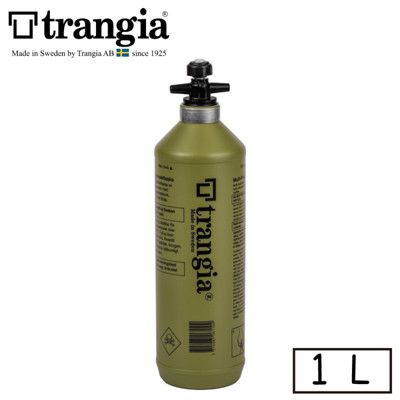 Trangia 瑞典 Fuel Bottle 1.0L 燃料瓶《橄欖綠》506110/汽油瓶/燃油罐