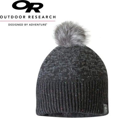 Outdoor Research 美國 EFFIE BEANIE女童保暖壓克力混紡帽《黑》絨球/毛帽