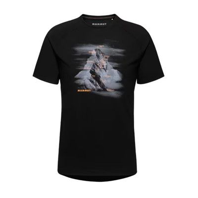 MAMMUT 長毛象 男 Mountain T-Shirt 防曬機能短袖T恤《黑》1017-0529