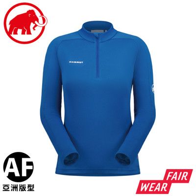 MAMMUT 長毛象 女 Performance Thermal AF 長袖保暖排汗衣《冰藍》101