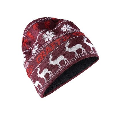 CRAFT 瑞典 針織羊毛帽《棗紅》1906511/保暖帽/針織帽/毛線帽/休閒帽/毛帽
