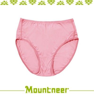 Mountneer 山林 女 透氣三角中腰內褲《淺粉》11K82-30/透氣內褲/排汗內褲/三角褲