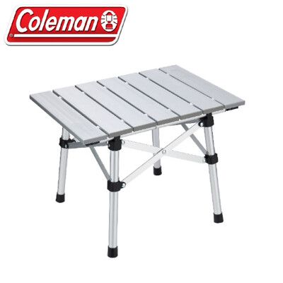 Coleman 美國 緊湊鋁質小桌CM-38844/便攜式蛋捲桌/邊桌/餐桌/矮桌/迷你桌