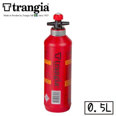 Trangia 瑞典 Fuel Bottle 0.5L 燃料瓶《經典紅》506005/汽油瓶/燃油罐