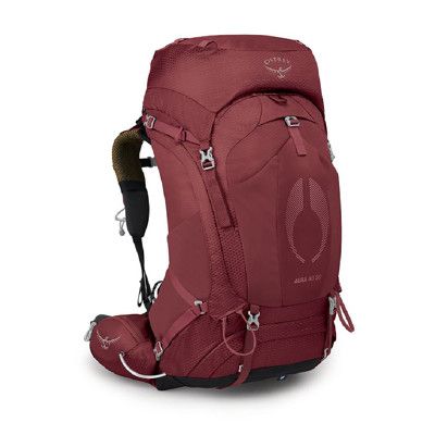 OSPREY 美國 Aura AG 50 M/L 登山背包《莓果冰沙紅》50L自助旅行/雙肩背包/行