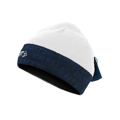 CRAFT 瑞典 經典LOGO帽《白》1900299/保暖帽/針織帽/毛線帽/休閒帽/毛帽