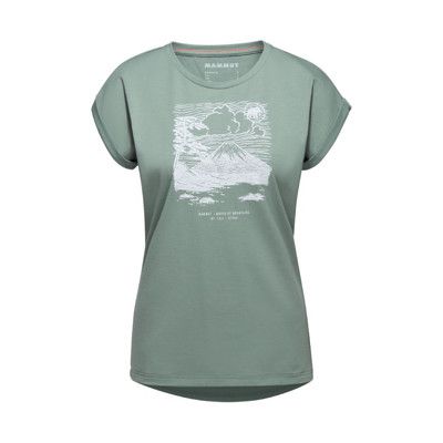 MAMMUT 長毛象 女 Mountain T-Shirt 防曬機能短袖T恤《玉石綠》1017-04