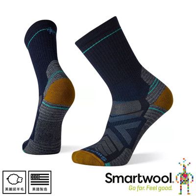 SmartWool 美國 機能戶外全輕量減震中長襪《深海軍藍》SW001614/羊毛襪/運動襪/戶外