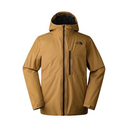 The North Face 男 DV防水兩件式羽絨外套《卡其色》83SL/防潑水外套/連帽外套/風