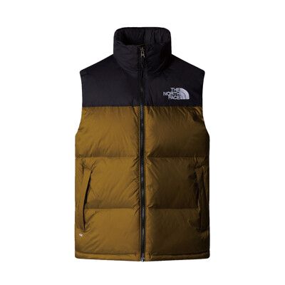 The North Face 男 ICON 700FP防潑水鵝絨保暖背心(美版)《苔蘚綠/黑3JQQ