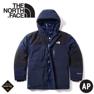 The North Face 美國 男 GORE-TEX羽絨外套《海軍藍》46GH/防水外套/羽絨衣