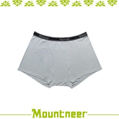 Mountneer 山林 男 排汗開洞四角內褲《淺灰色》11K77-08/透氣內褲/排汗內褲/四角褲