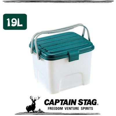 CAPTAIN STAG 日本 鹿牌 月光寶盒 19L《L》M-1966/可承重/置物桶/洗車桶/收