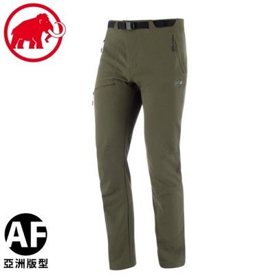 MAMMUT 長毛象 男 Yadkin AF 保暖軟殼登山褲《綠鬣蜥》1021-00161/登山/健