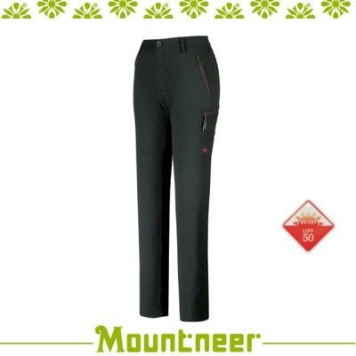 Mountneer 山林 女四向彈性抗UV長褲《深鐵灰》31S08-12/抗UV/UPF50+/吸濕