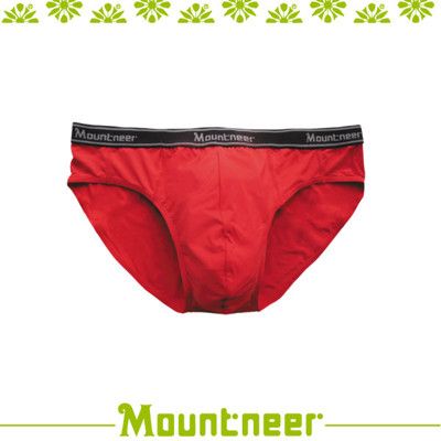 Mountneer 山林 男 排汗三角內褲《紅色》11K83-37/透氣內褲/排汗內褲/四角褲/三角