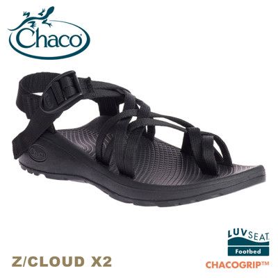 CHACO 美國 女 Z/CLOUD X2雙織夾腳款 涼鞋《黑》CH-ZLW04H405/運動涼鞋
