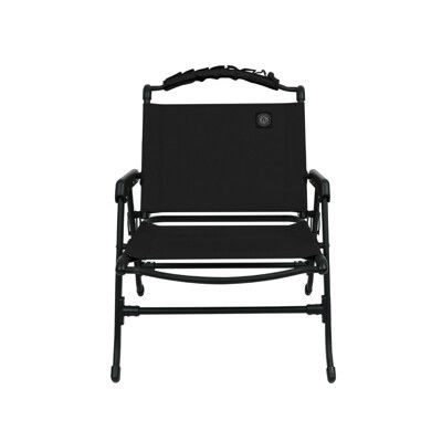 KAZMI 韓國 KZM 工業風低座折疊椅《黑》K23T1C02/露營/烤肉/戶外