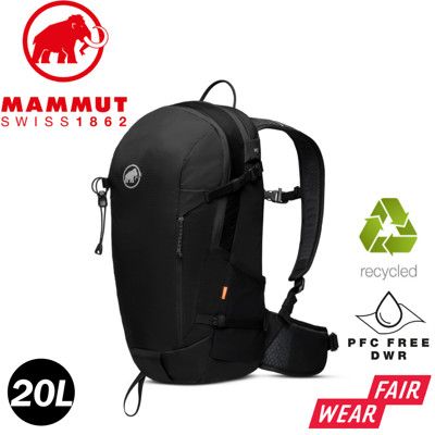 MAMMUT 長毛象 男 Lithium 20L多功能健行後背包《黑》2530-03172/雙肩背包