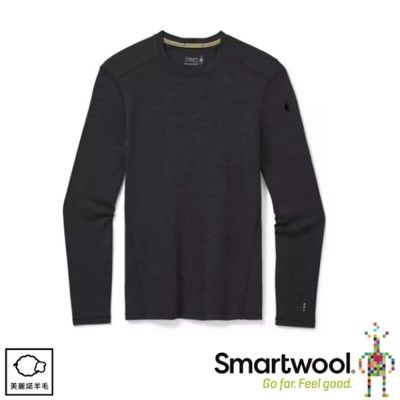 SmartWool 美國 男 NTS 250長袖衫《炭黑色》SW016350/保暖長袖/內層衣