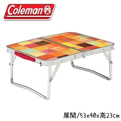 Coleman 美國 自然風抗菌迷你桌26756/折疊桌/小桌/露營/野餐/矮桌