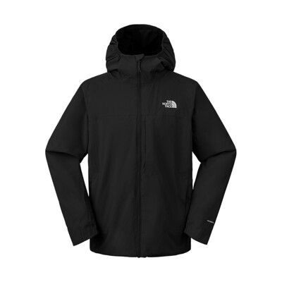 The North Face 男 防風防潑水連帽外套 AP《黑》89ZN/防風外套/衝鋒衣/軟殼外套