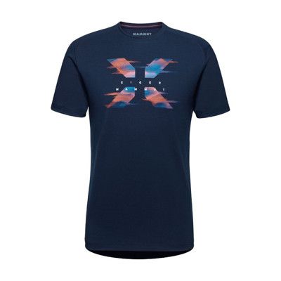 MAMMUT 長毛象 男 Trovat T-Shirt 防曬機能短袖T恤《夜藍》1017-09865