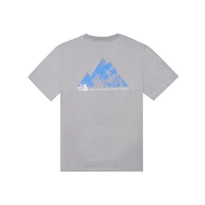 The North Face 男 短袖棉T AP《中灰》7WF5/吸濕排汗登山印花短袖T恤/運動衫