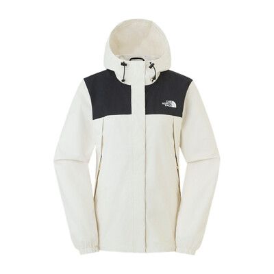 The North Face 女 DV單件式防水外套 AP《米白》5K2X/防風外套/衝鋒衣/連帽外