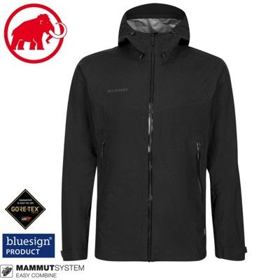 MAMMUT 長毛象 男 Convey Tour HS Hooded GoreTex防水外套《黑》1