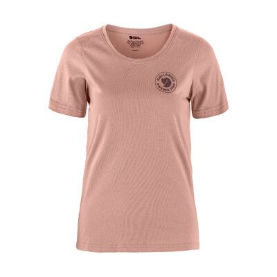 Fjallraven 小狐狸 女 1960 Logo T-shirt《乾燥玫瑰》F83513/短T/