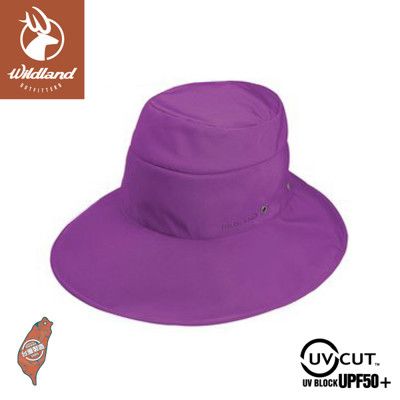 Wildland 荒野 中性抗UV遮陽帽《紫羅蘭》W1016/防曬帽/休閒帽/漁夫帽