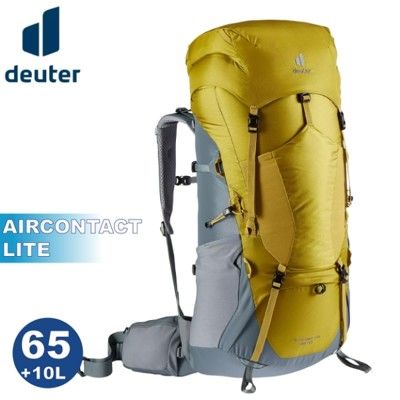 Deuter 德國 AIRCONTACT LITE 65+10L 拔熱式透氣背包《薑黃》334072