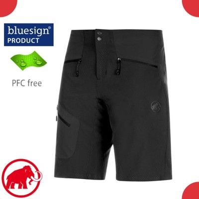 MAMMUT 男 Sertig Shorts 透氣快乾短褲《黑》1023-00190/運動褲/機能褲